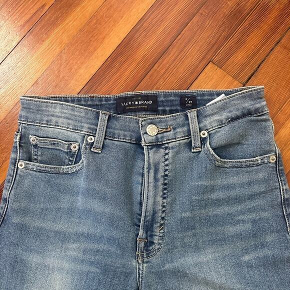 LUCKY BRAND Bridgette Skinny Ankle Jean, Size 4/27, Medium Wash, Denim, Ret. $99 - Picture 3 of 9